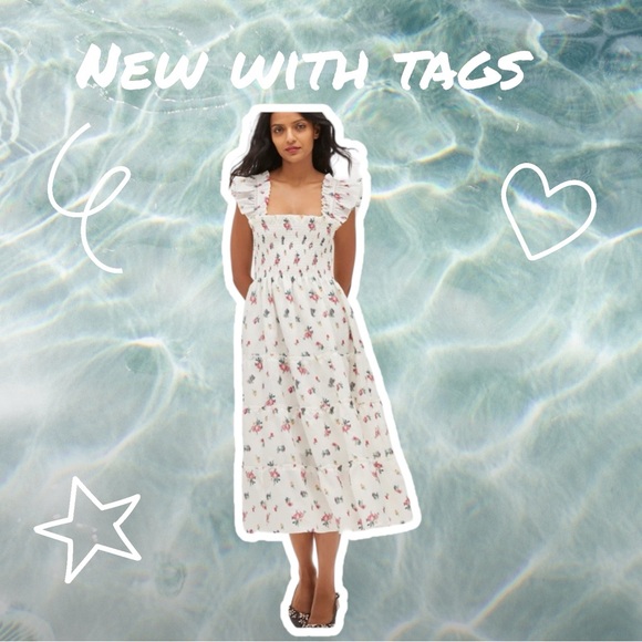 NWT HILL HOUSE TAFFETA ELLIE NAP DRESS - Picture 2 of 5